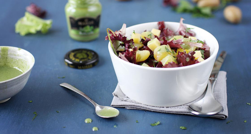 Potato Salad with Beetroot and Diced Comté