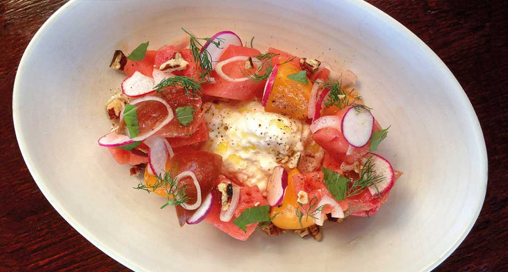 Heirloom Tomato and Watermelon Salad