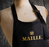 Maille Tablier noir logo Maille