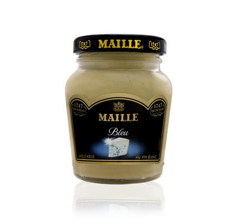 Maille Moutarde au Bleu