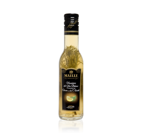 Maille Vinaigre de vin blanc aromatisé Citron et Aneth, 250ml